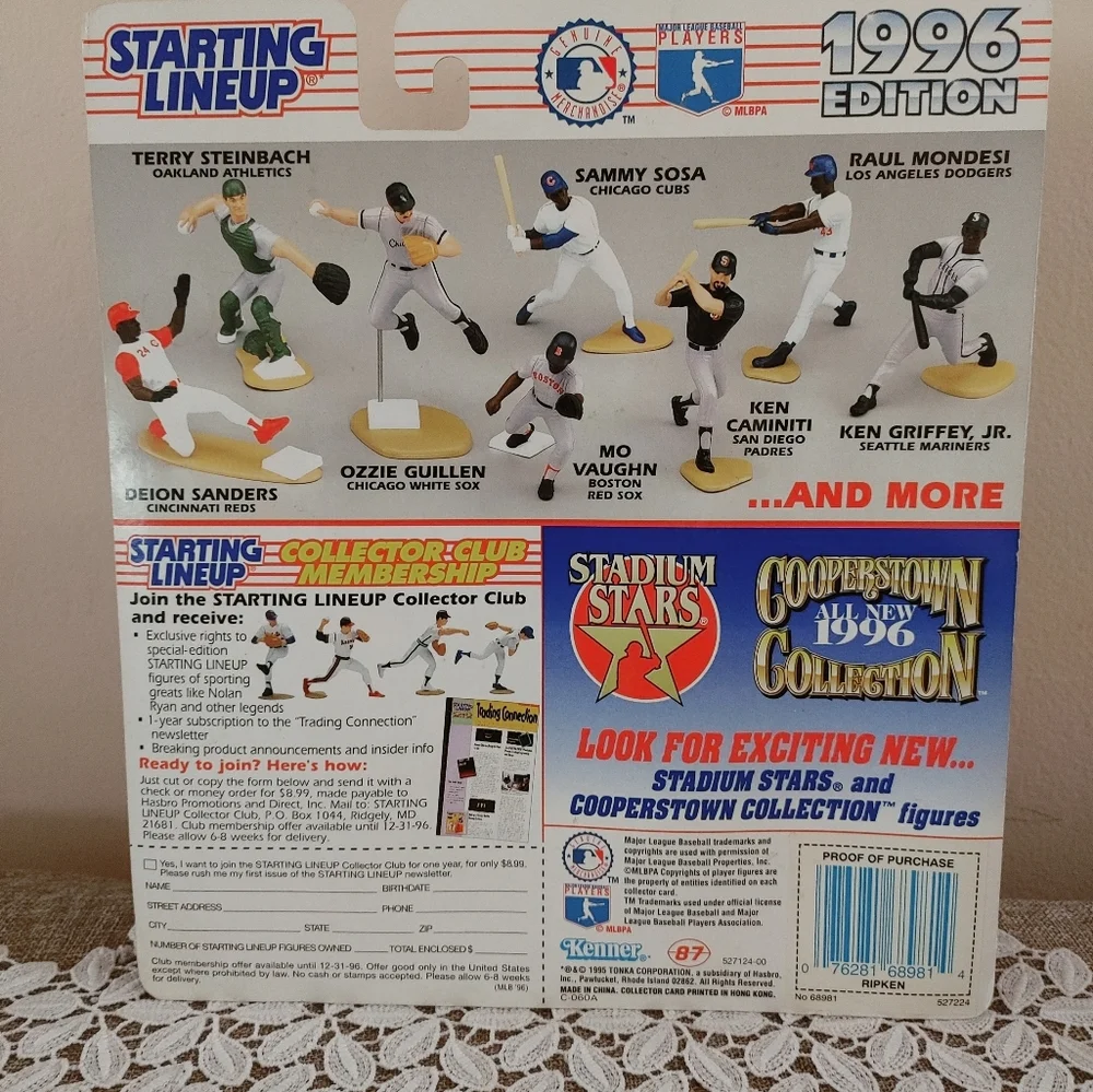 NIB Cal Ripken Jr. Starting Lineup 1996 Sliding Into Base - Picture 3 of 3